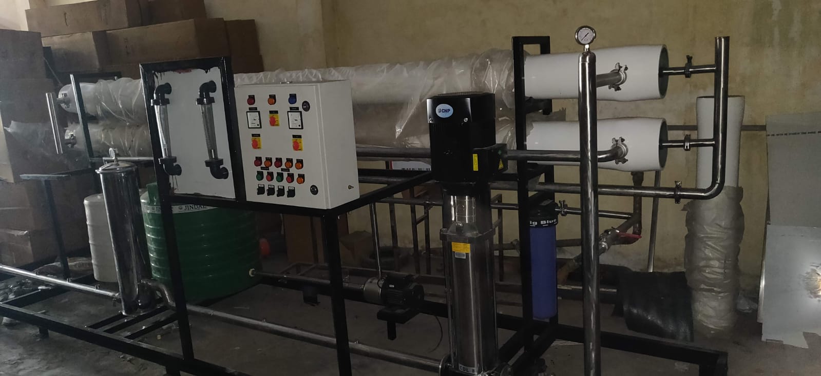 High Pressure RO Skid with Vertical Pump